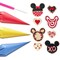 122 Pieces Tipless Piping Bags - 100pcs Disposable Piping Pastry Bag for Royal Icing/Cookies Decorating - 10 Pastry Bag Ties,10 Clips &2 Scriber Needle - Best Cookie/Cake Decorating Tools (14 inch)
